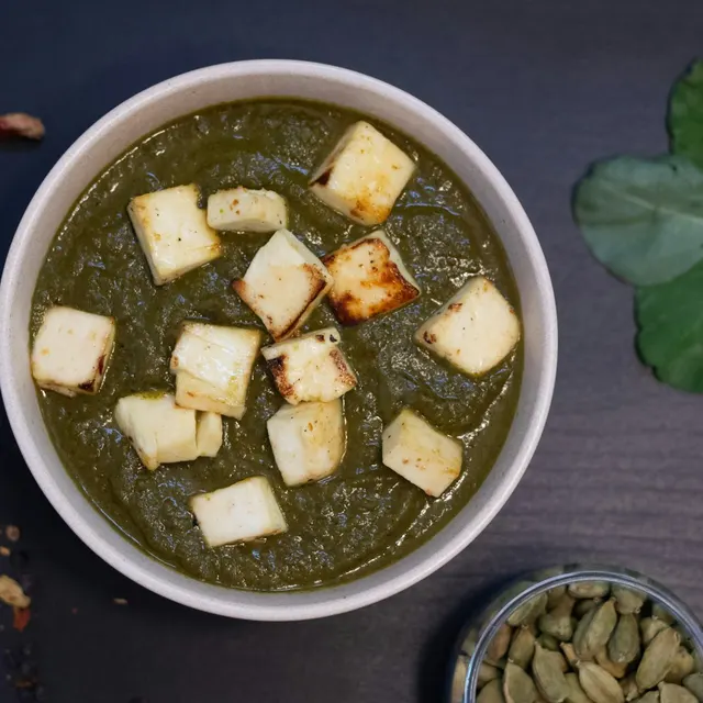 Palak Paneer + Jeera Rice
